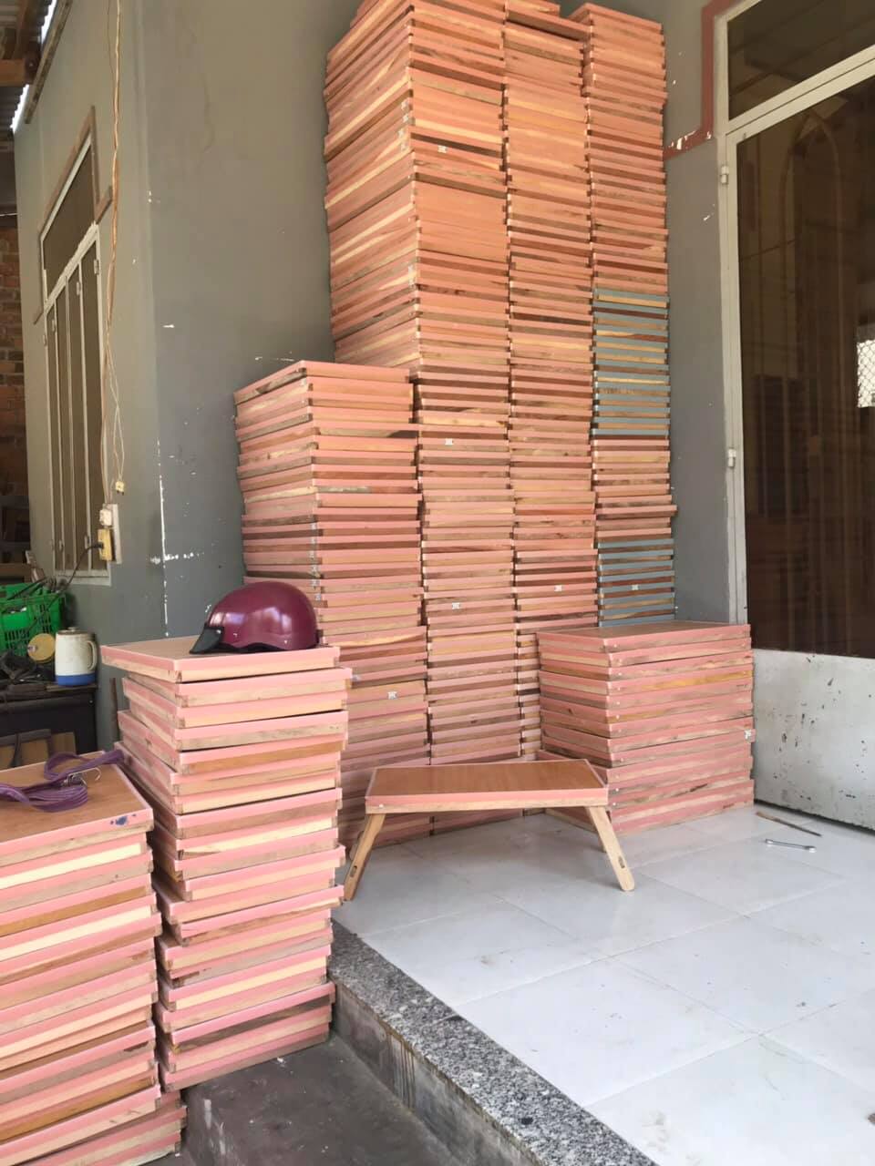 Bàn Gập Gỗ Sinh Viên