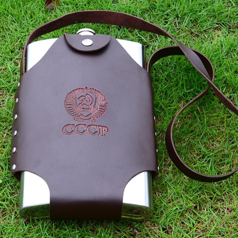 [3 days free shipping + Gift] 2liter capacity CCCP stainless steel jar-free gift with leather cover + stainless steel funnel