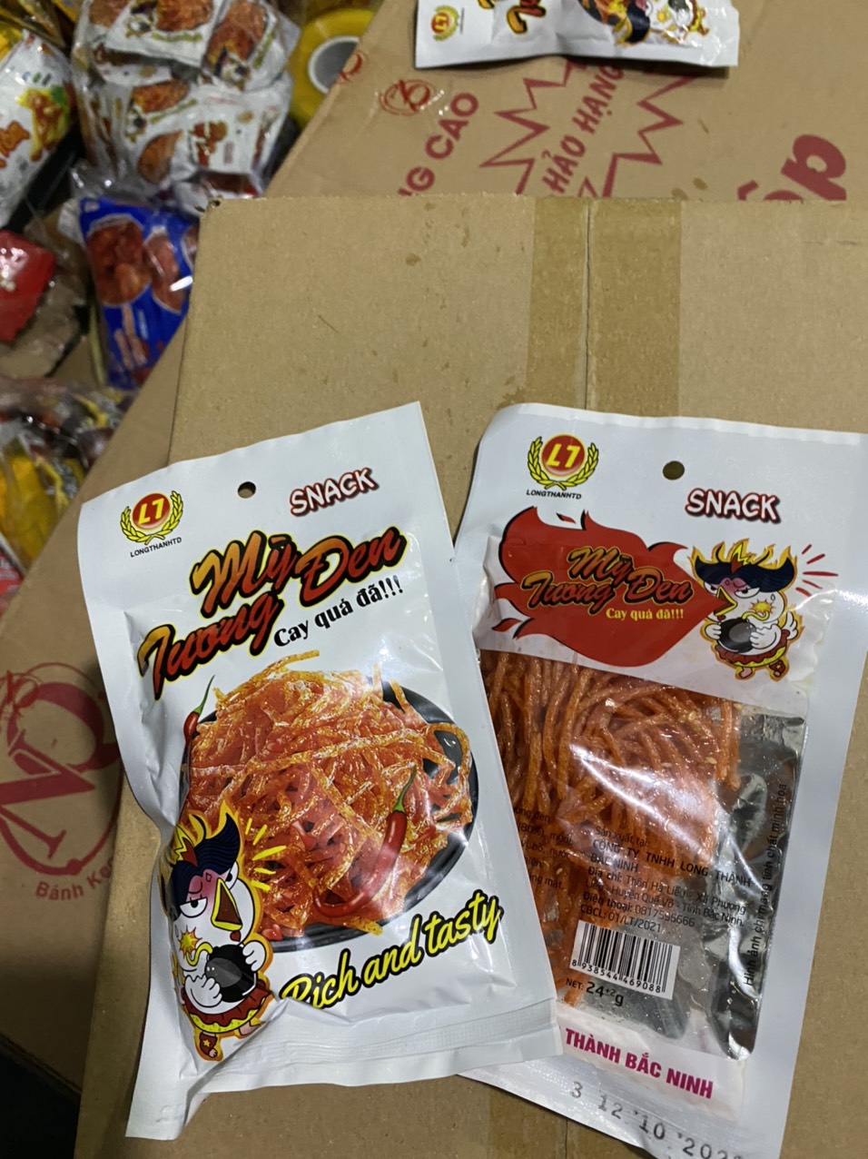 Sỉ 30 Gói Mỳ Trộn Tương Đen Siêu Ngon