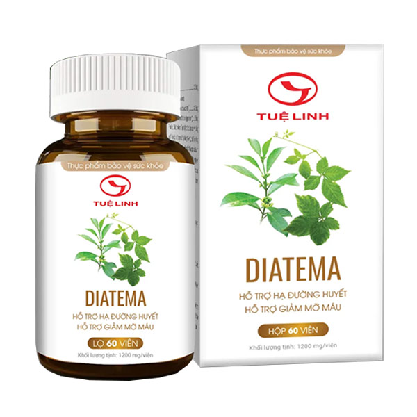 Diatema hỗ trợ giảm nguy cơ biến chứng của tiểu đường, hỗ trợ giảm mỡ máu