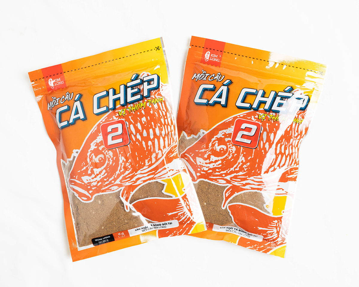 Mồi Câu Cá Chép Kim Long Số 2 – Vị Thơm Tanh