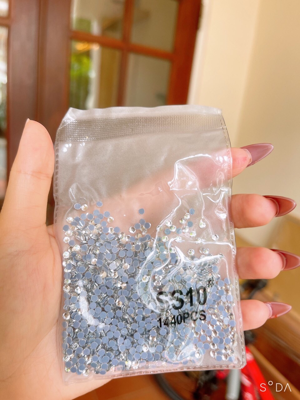 Đá chân lưới gắn viền móng size nhỏ SS3 - SS10 dành cho Nail