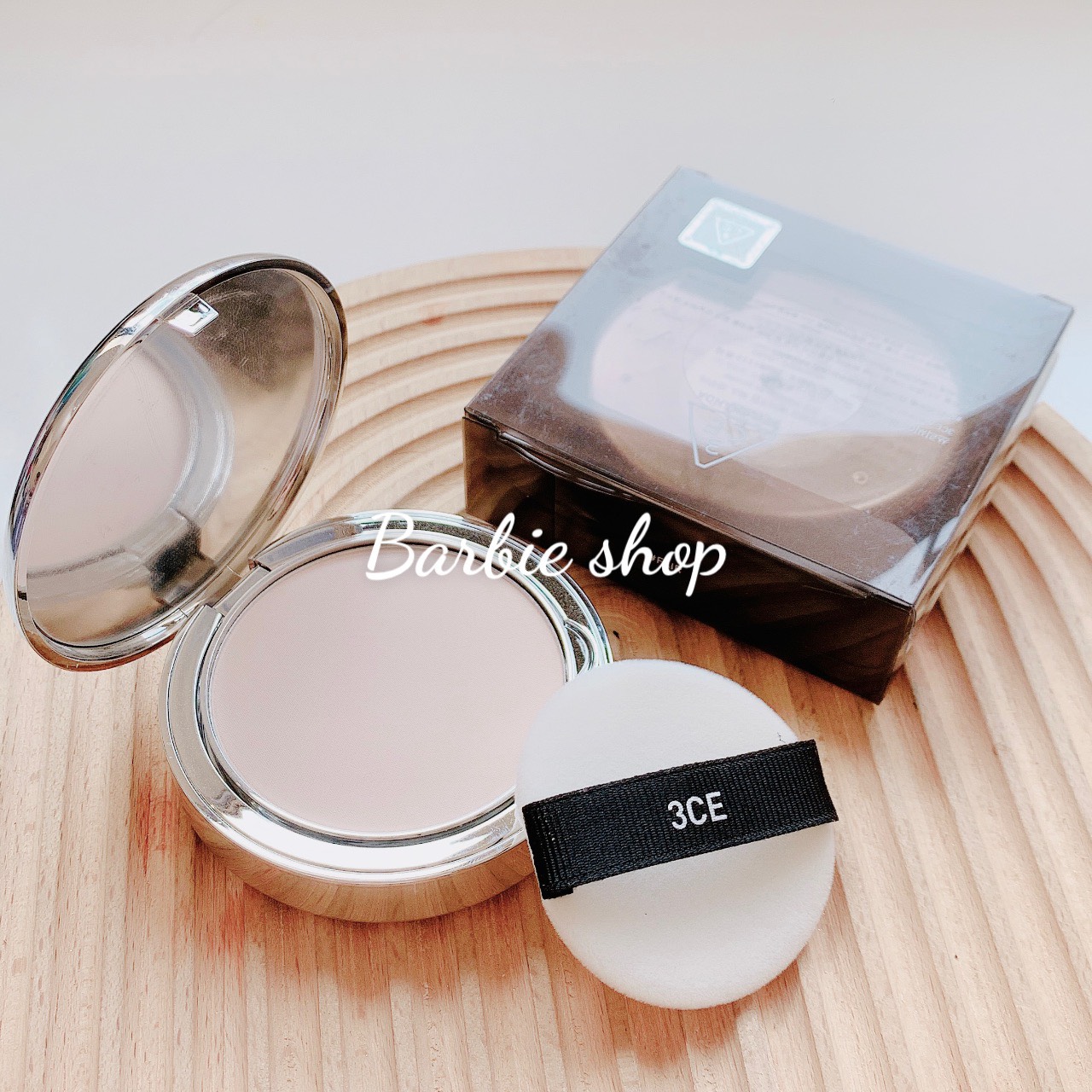 Phấn Phủ 3CE Makeup Fix Powder Vỏ Kim Loại (Fair - Soft Medium - Clear Light)