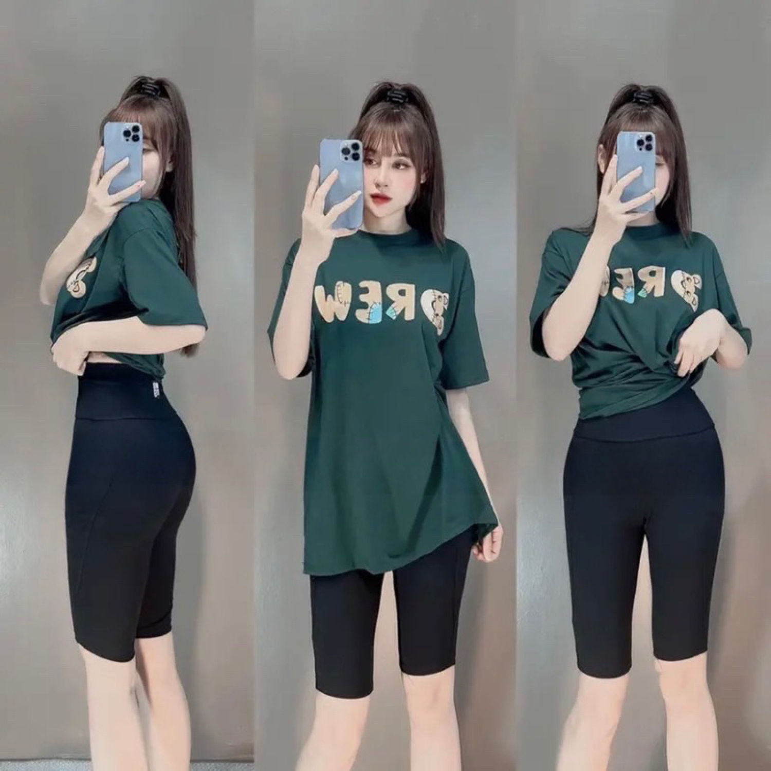 Quần legging wang ngố gen bụng chất siu đẹp