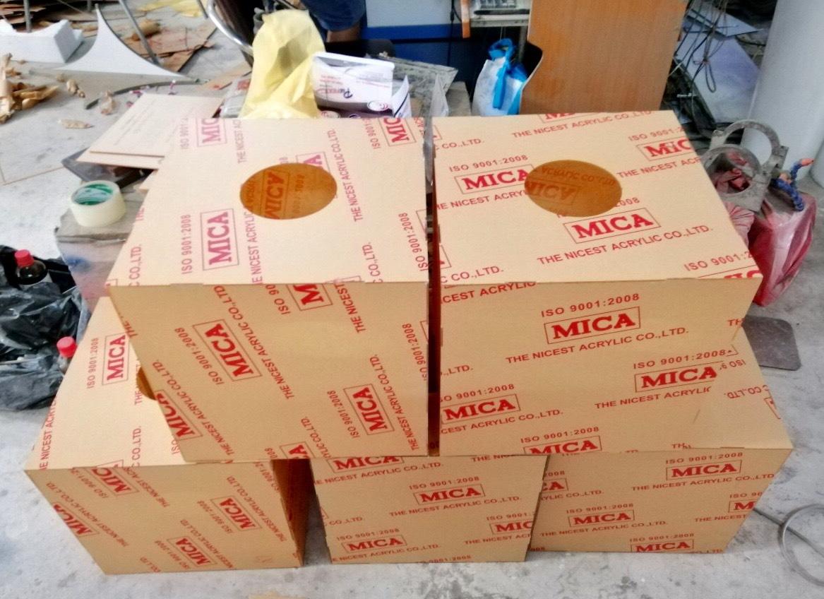 Thùng phiếu bốc thăm bằng mica 20cm (nhận đặt mẫu theo yêu cầu)