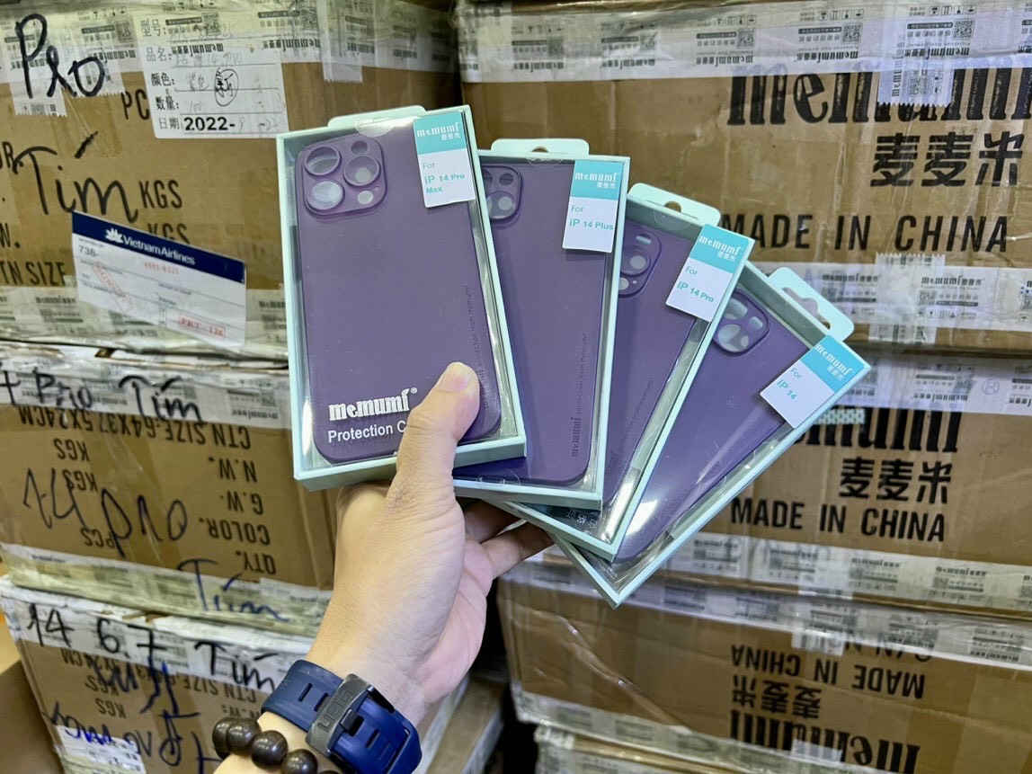 Ốp lưng iPhone 14 Pro/ 14 Pro Max Memumi siêu mỏng 0.3mm, hàng cao cấp