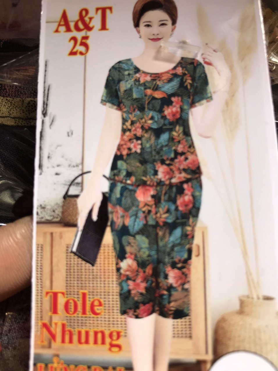 [HCM]Bộ tôn Thái lửng 75cm