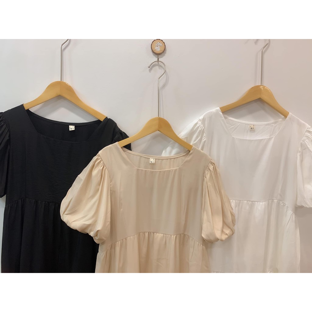 Đầm - váy babydoll 3 tầng cổ tròn