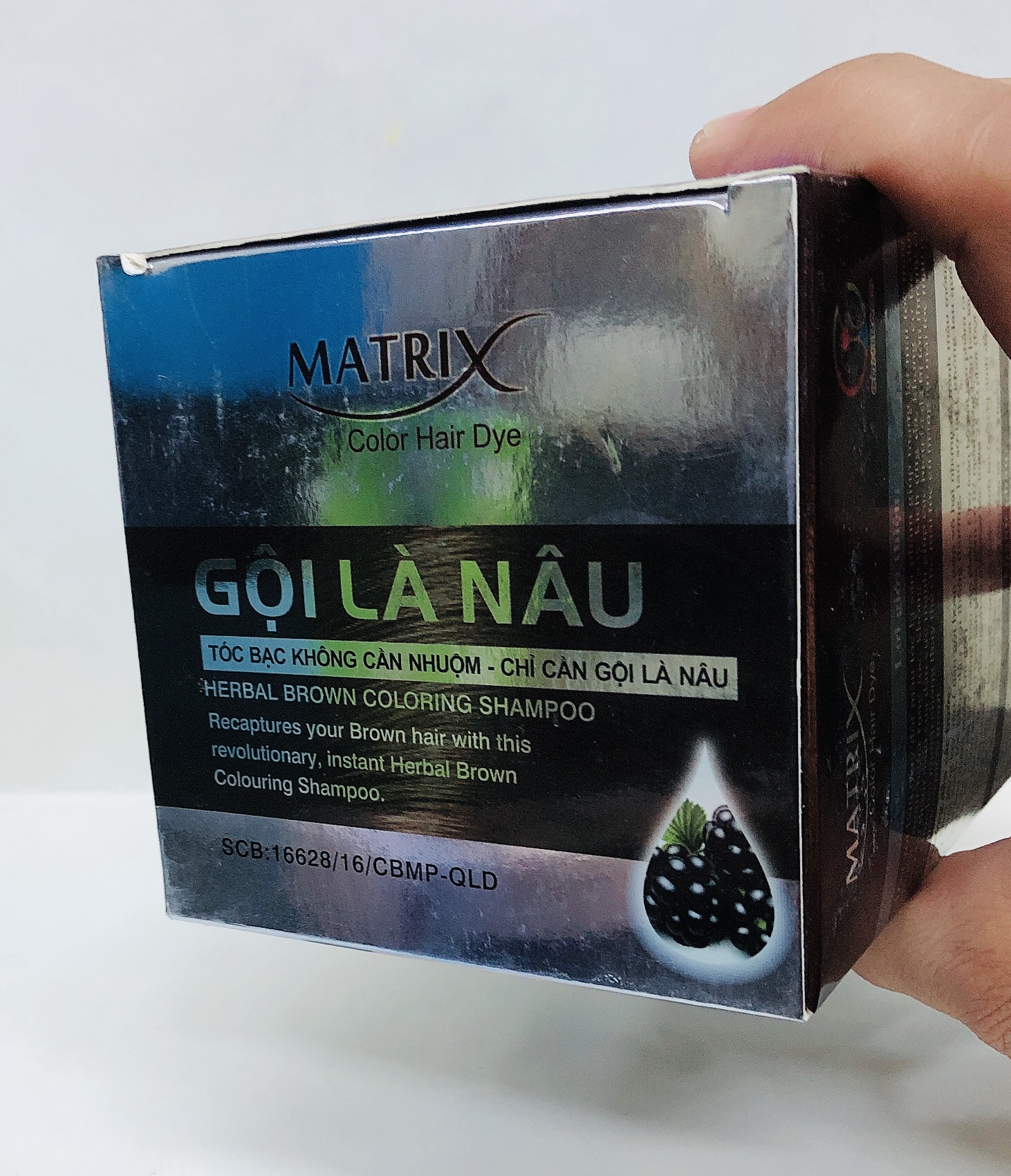 Gội Là Nâu Matrix Hộp 10 gói