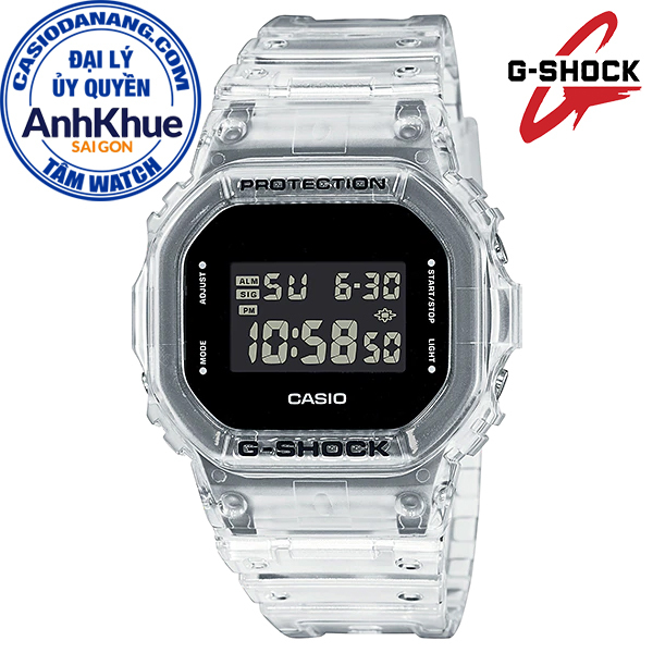 Đồng hồ nam dây nhựa Casio G-Shock chính hãng Anh Khuê DW-5600SKE-7DR