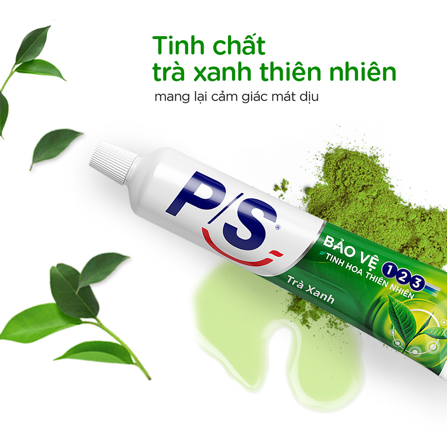 Kem đánh răng P/S trà xanh 190g