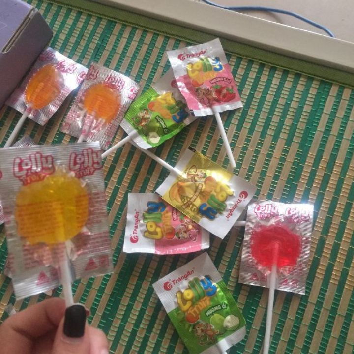 Kẹo Mút Lolly Fruit Tràng An Gói 12 Que