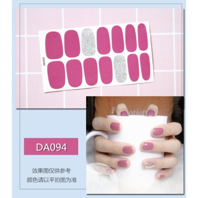 Bộ sticker dán móng tay trang trí 3D kháng nước bền chặt - P2