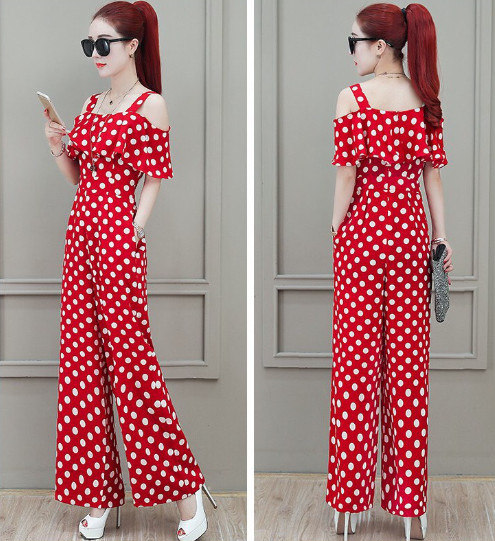 JUMPSUIT DÀI CHẤM BI SANG CHẢNH Nhiều Size Form Thiết Kế (KÈM QUÀ TẶNG)