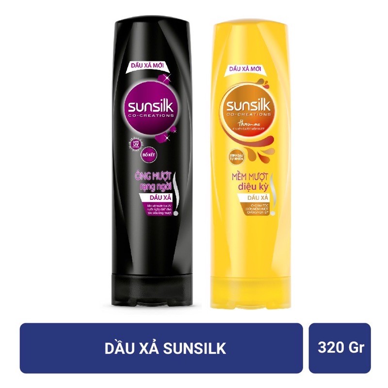 Dầu xả Sunsilk 320g óng mượt rạng ngời