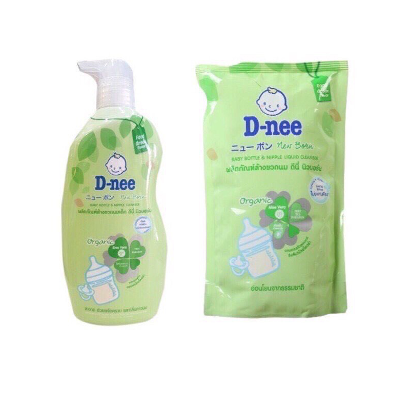 Nước rửa bình sữa DNEE ORGANIC 620ml, 600ml date mới nhất
