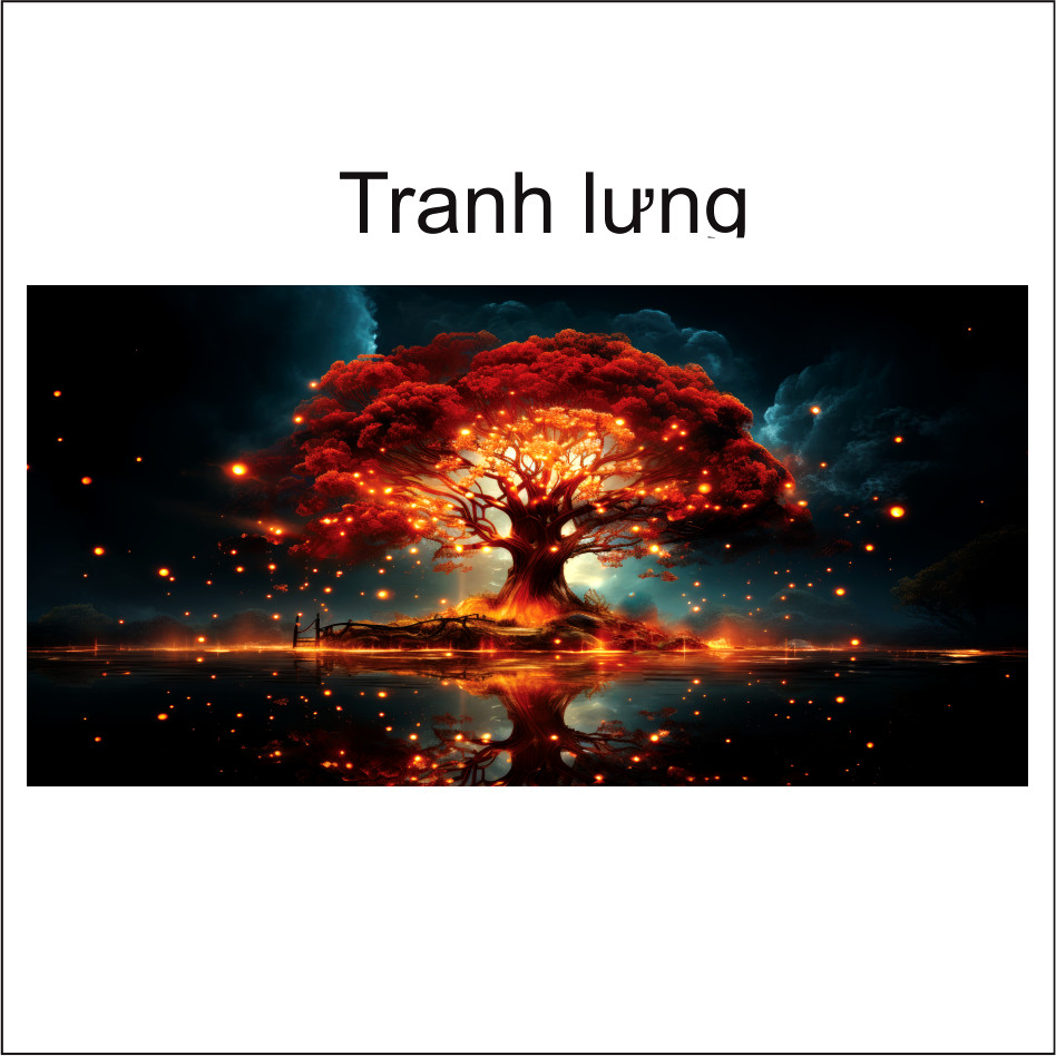 Tranh 3d dán hồ cá decal vip- in theo kích thước hồ