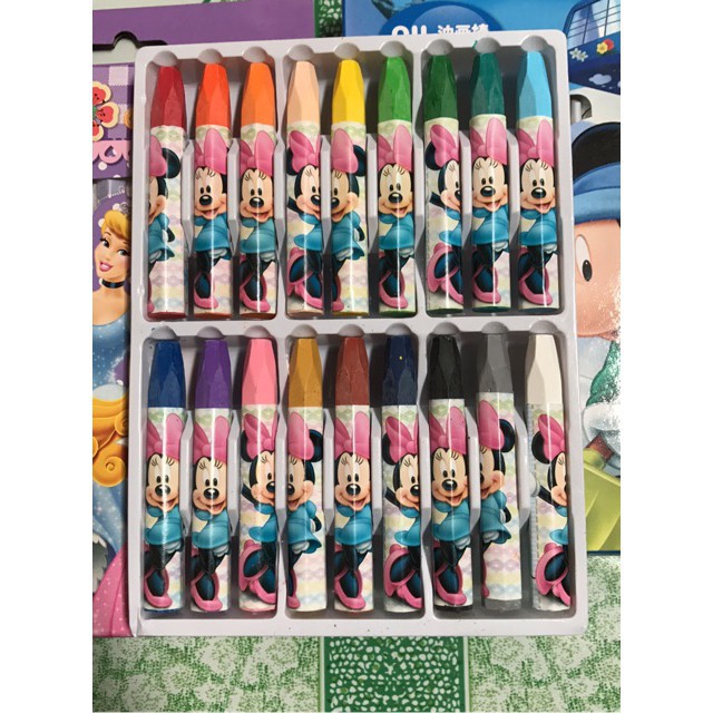 Sáp dầu pastel 18 màu