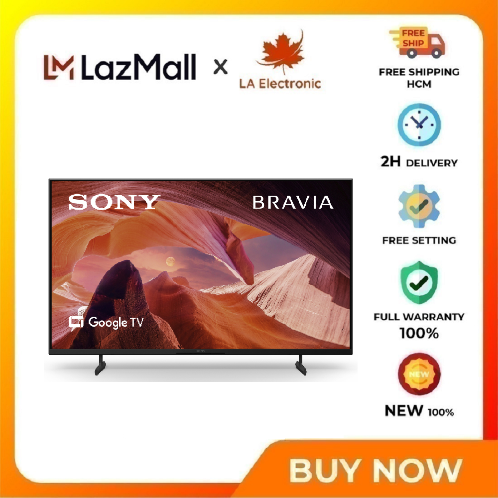 Google tivi sony 4k 43 inch kd-43x80l - miễn phí vận chuyển hcm - micro tích hợp trên tv điều khiển giọng nói rảnh tay bravia cam