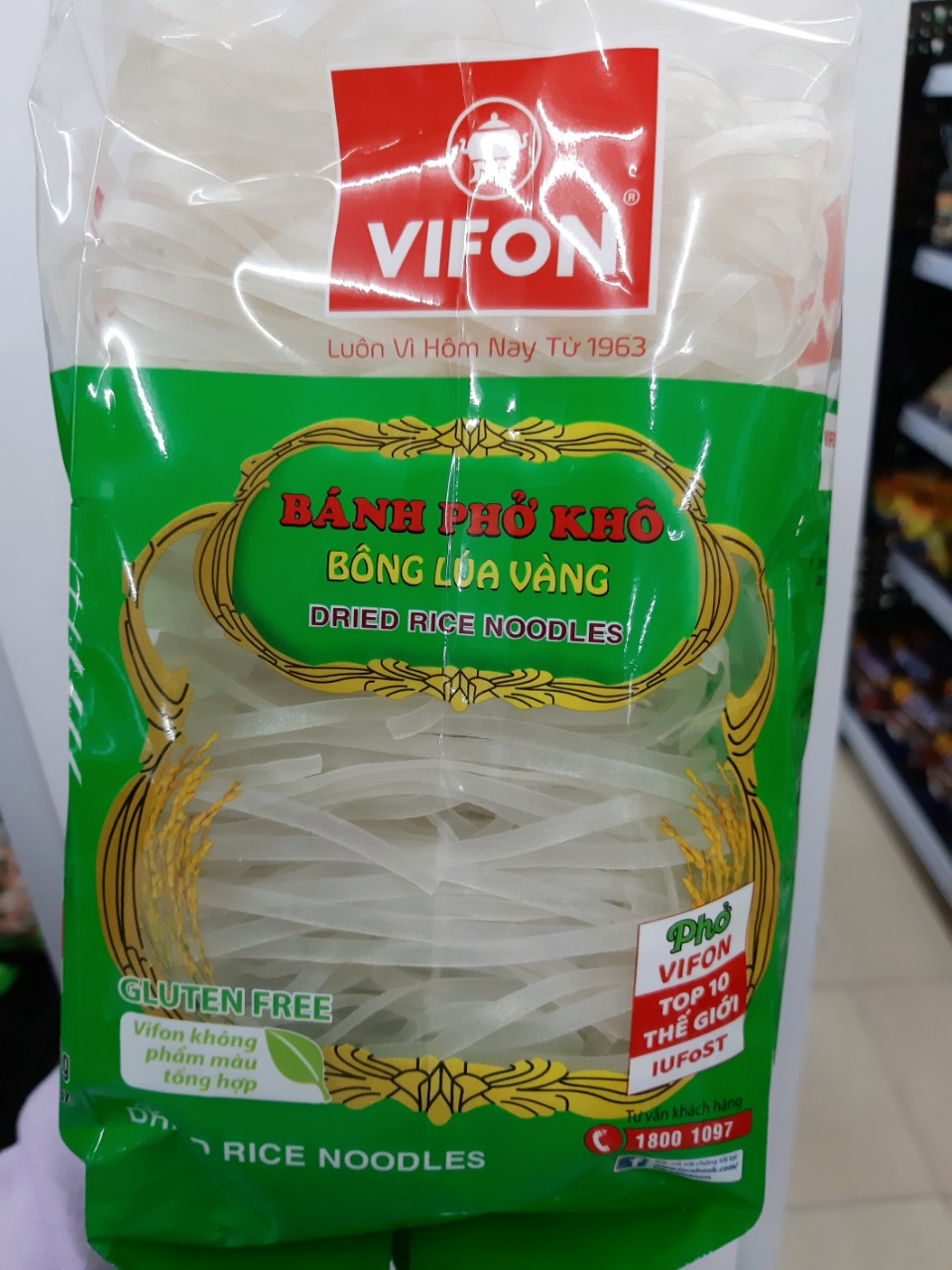 BÁNH PHỞ KHÔ BÔNG LÚA VÀNG-400G