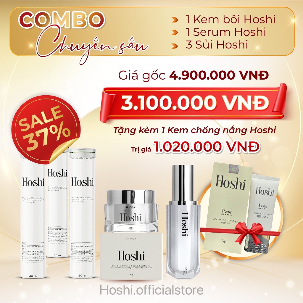 Bộ mờ nám, trắng da Hoshi Nhật Bản