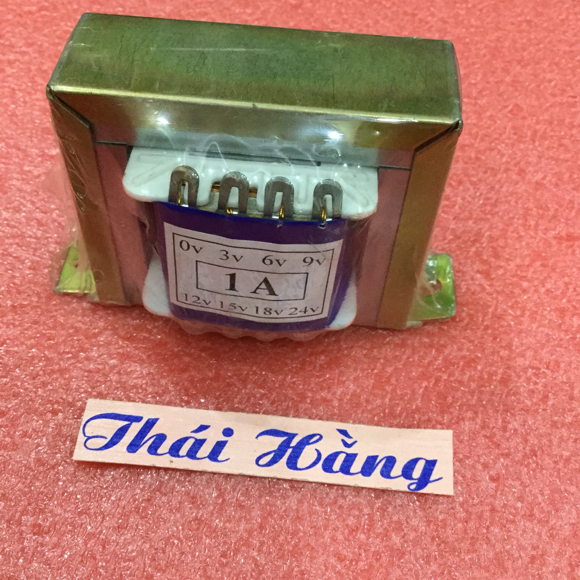 Biến áp nhiều đầu 1A-0v-3V-6V-9V-12V-15V-18V-24V lõi đồng