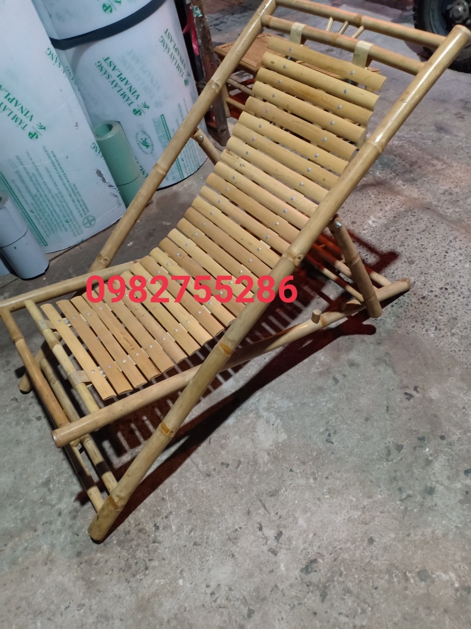 ghế bố, ghế thư giãn tre