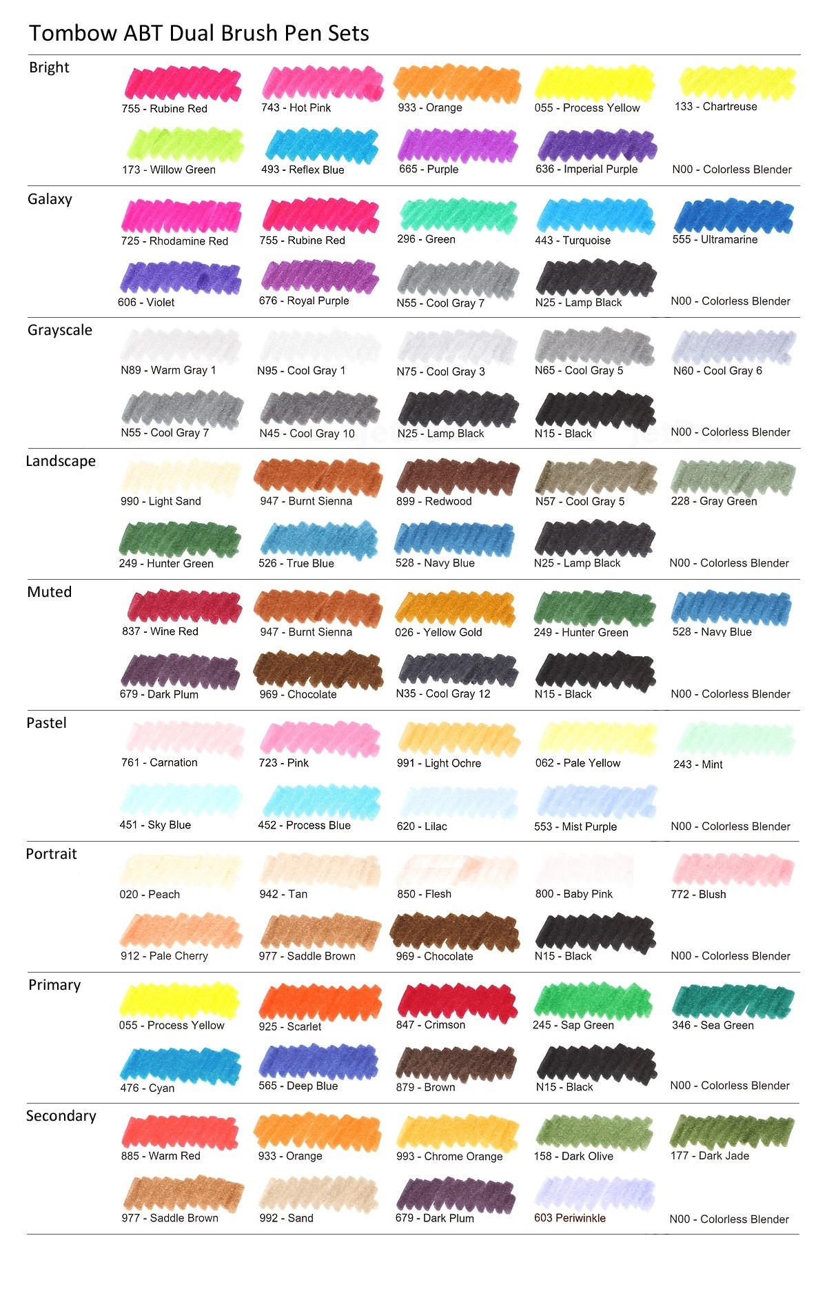 Set bút Tombow ABT Dual Brush