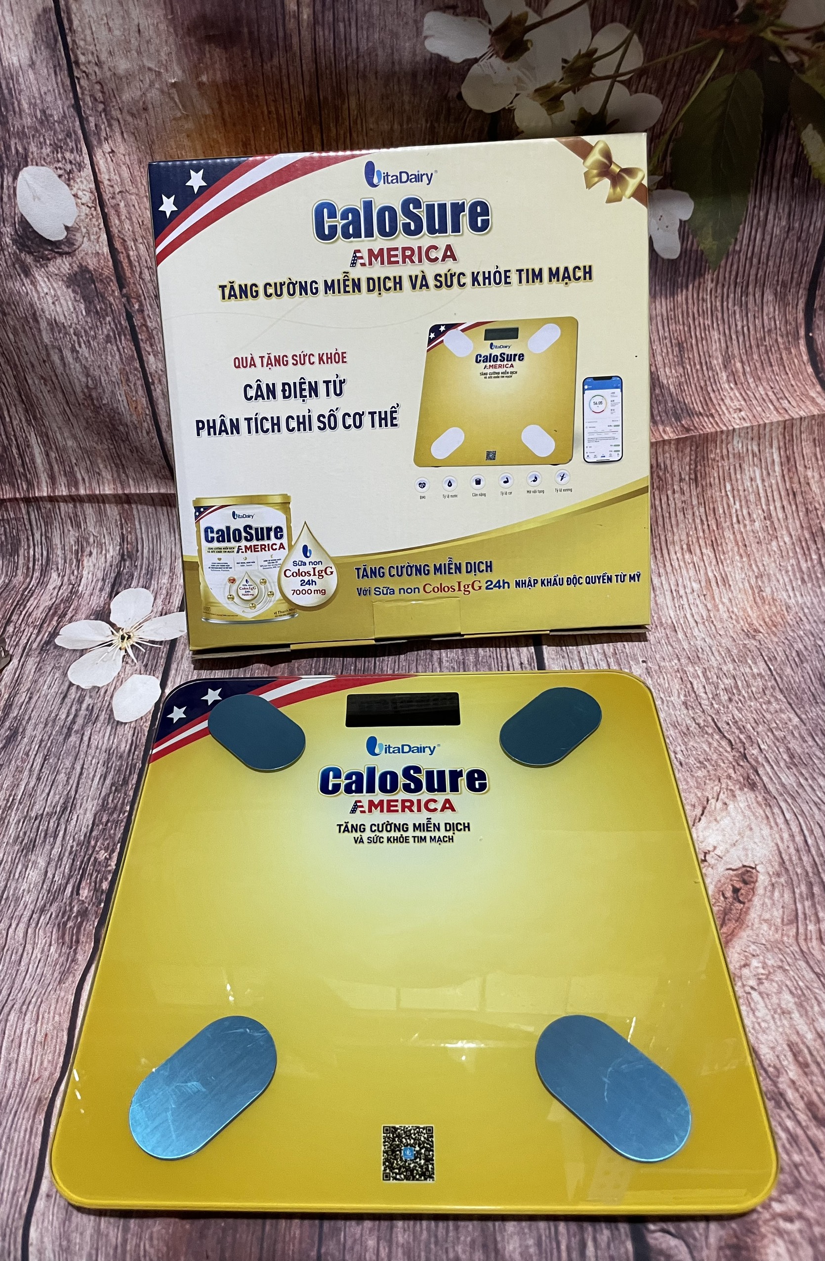 Cân điện tử phân tích cơ thể HKM Vitadairy _ Calo Sure