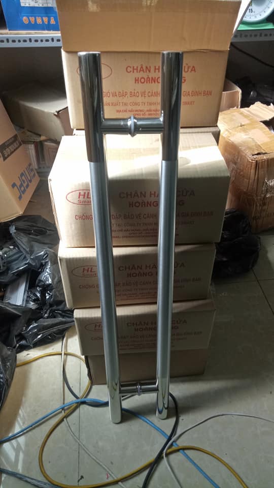 Tay nắm cửa kính thủy lực tay kéo cửa dài 80cm tâm 60cm