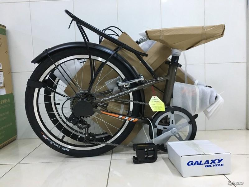 Xe đạp gấp Galaxy K2 để cốp Ô Tô khung thép