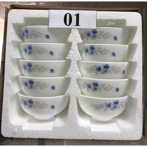 BỘ CHÉN SỨ HOA VĂN CAO CẤP - CHÉN SỨ TRÁNG MEN- TÔ VÀ CHÉN