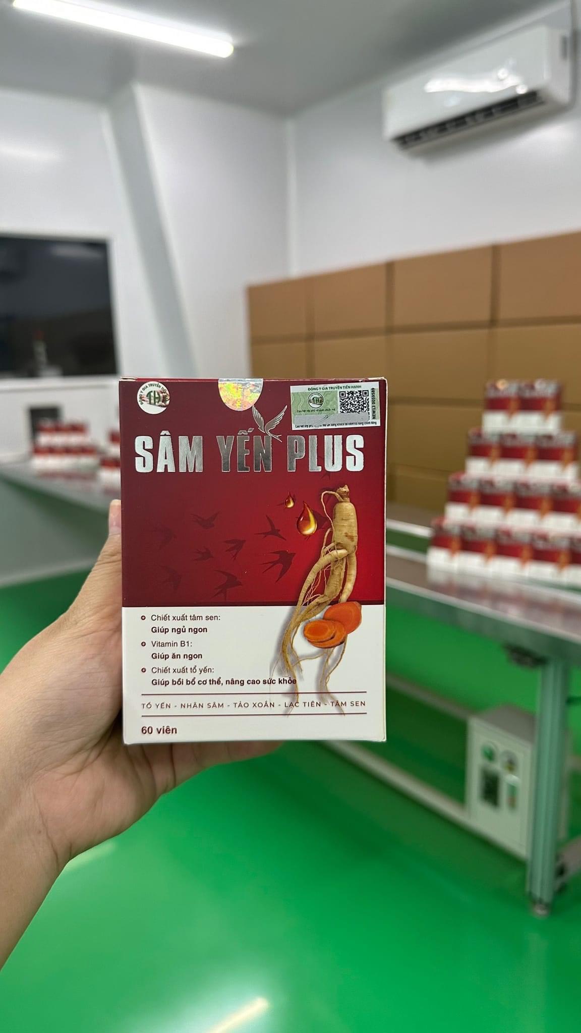 Sâm Yến Plus Tiến Hạnh Mẫu Mới Cải Tiến