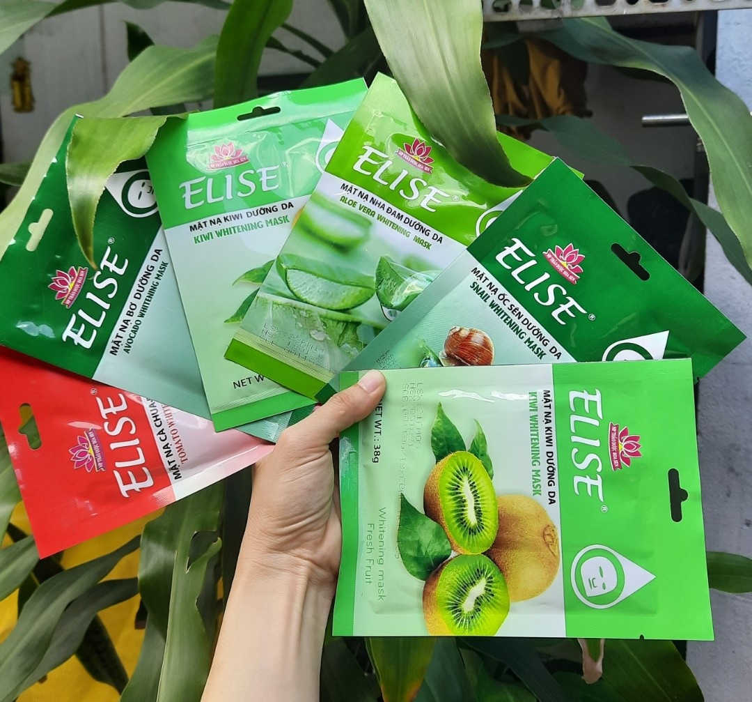 [10 MIẾNG MẶT NẠ] Mặt Nạ Dưỡng Da Elise Trắng Mịn Sáng Da