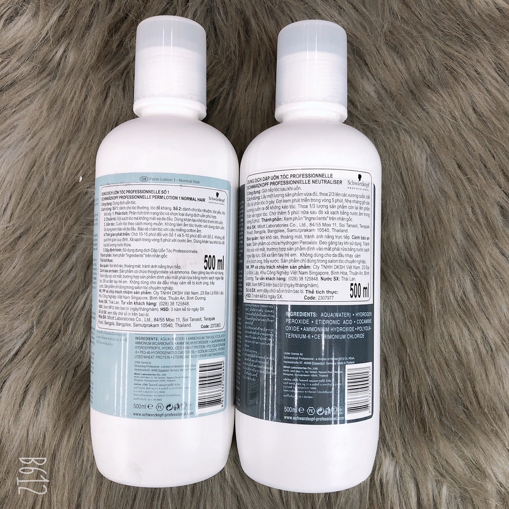 1 Chai uốn lạnh cho tóc Schwarzkopf 500ML ( hàng chính hãng )