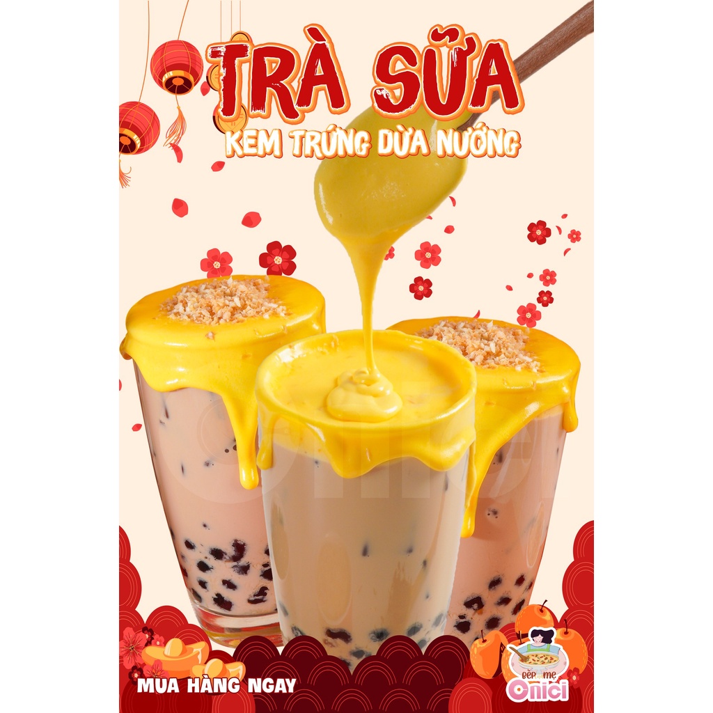 Bột kem trứng Bếp Của Mẹ ONICI gói 100gr