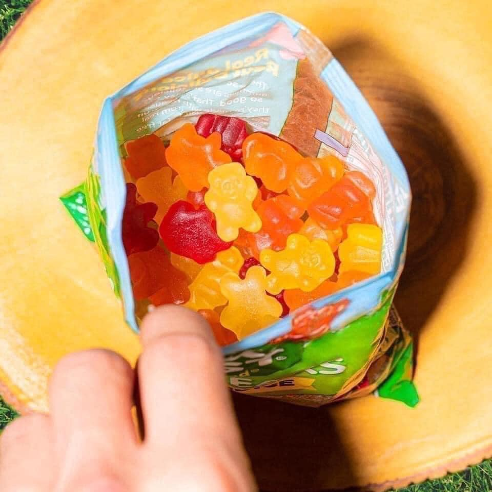 combo 10 gói kẹo dẻo gấu black forest organic gummy bear 23g 2