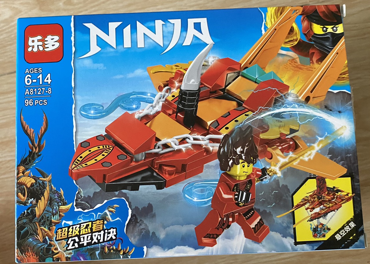 Bộ lắp ghép Non-Lego Ninja robot mẫu A8127