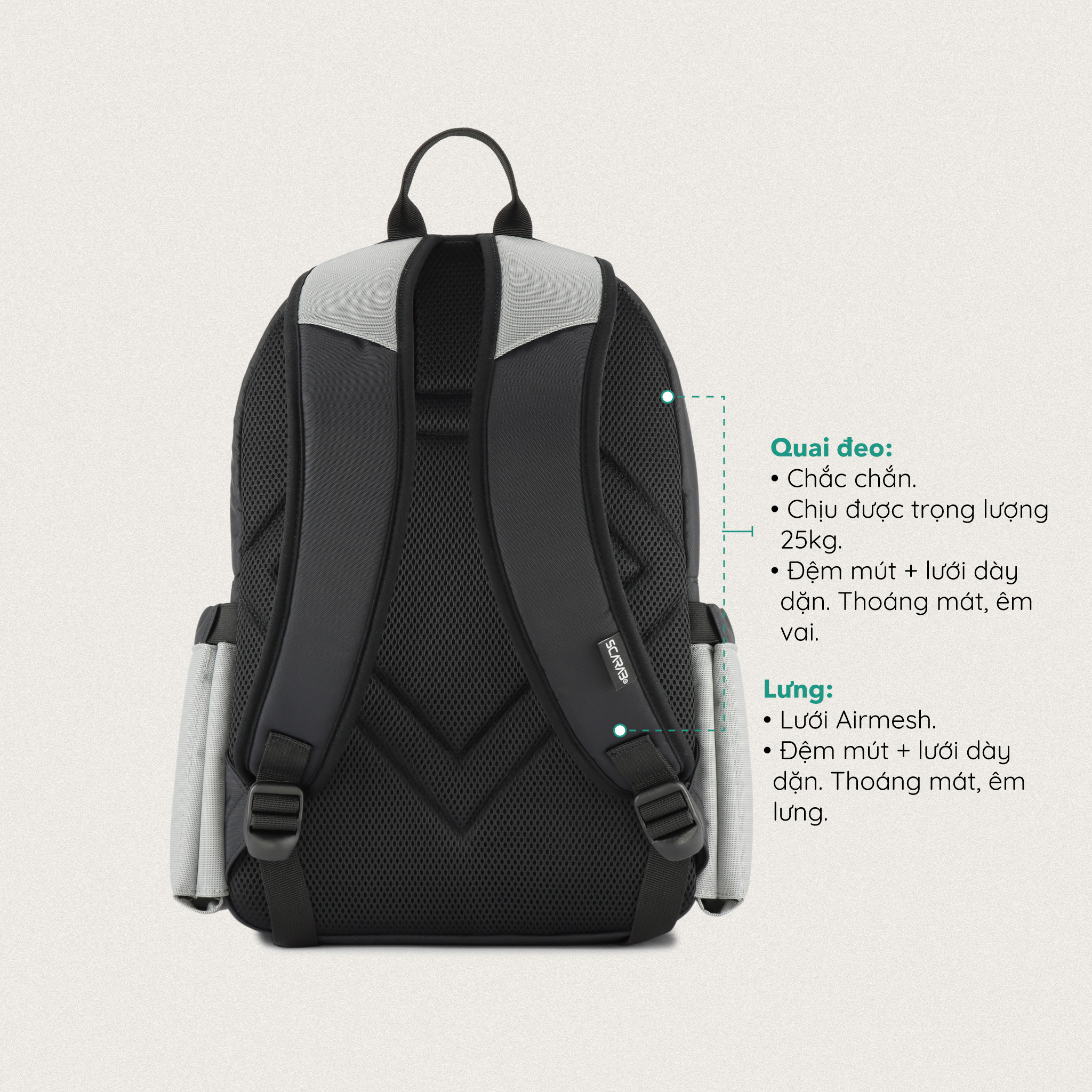 Balo Đi Học, Đi Chơi SCARAB - MULTI™ Unisex