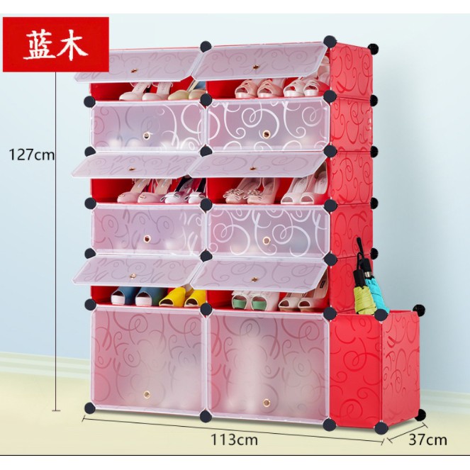 TỦ GIÀY 13 NGĂN