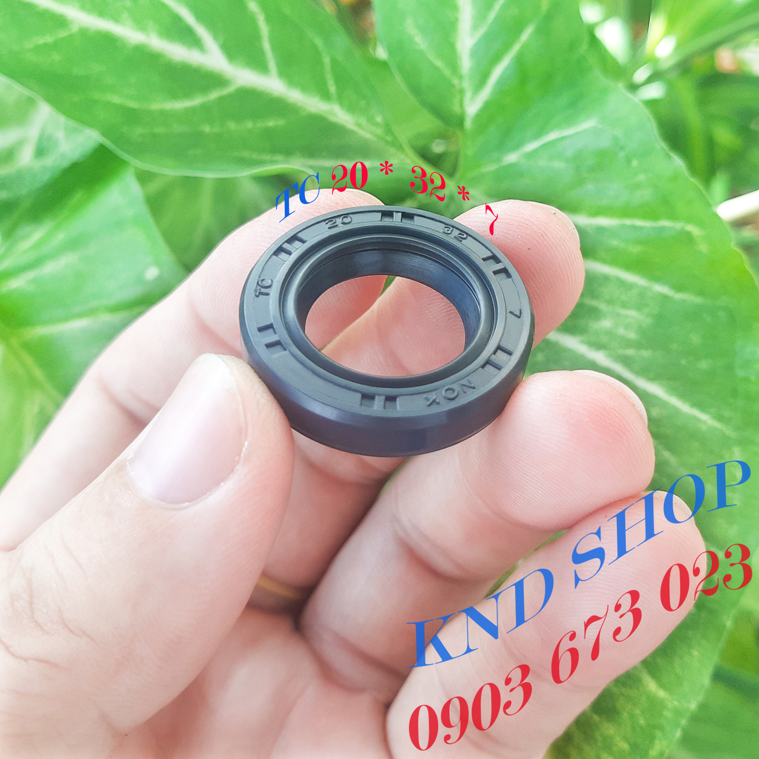 Phớt lap xe honda airblade, vision, click, pcx,... loại tc 207 | phốt chặn dầu và chặn bụi - knd shops