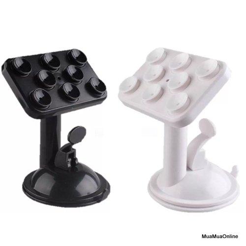 Đế hít điện thoại để bàn xe hơi xoay 360 độ 8 chấu đa năng tiện lợi