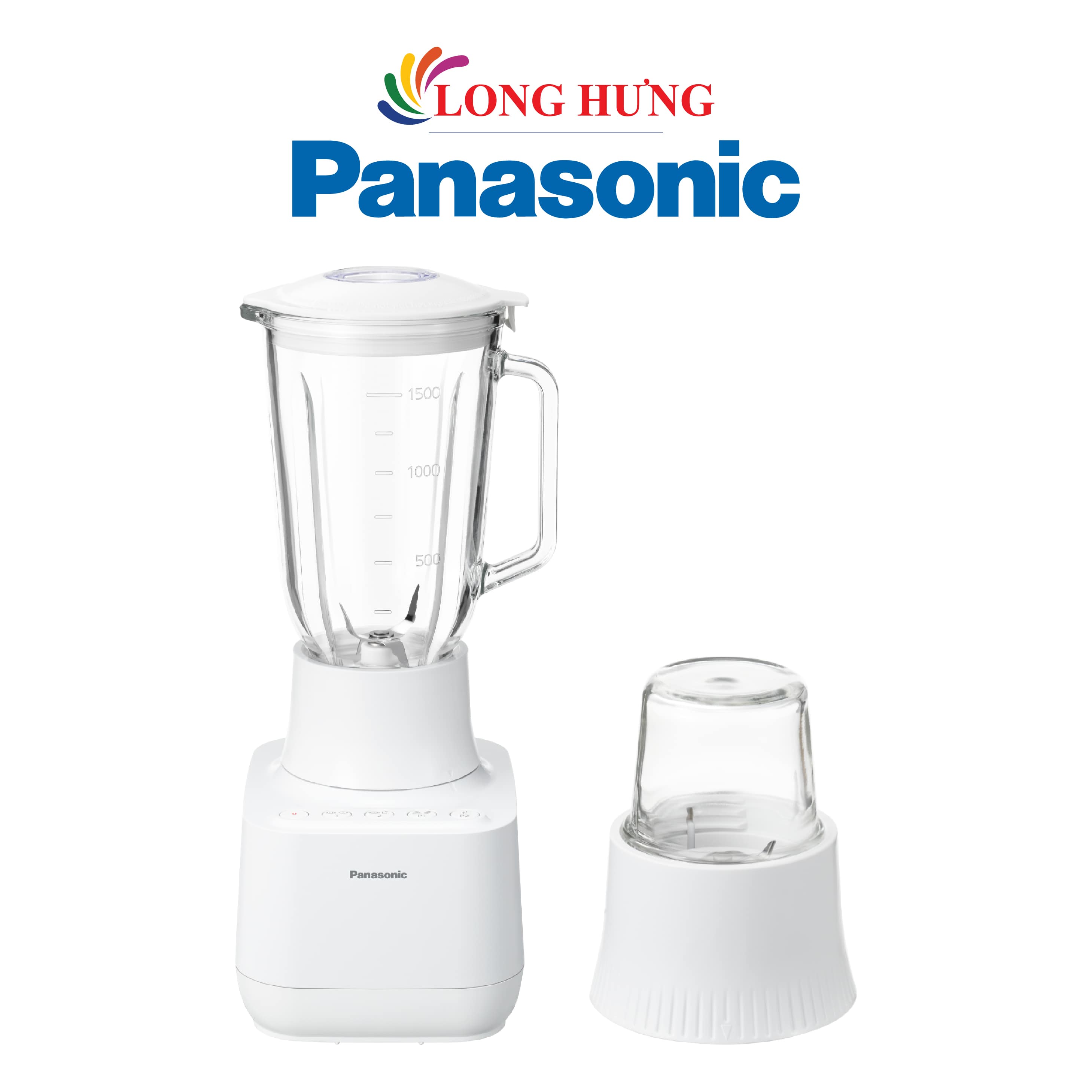 Máy xay sinh tố Panasonic MX-MG5351WRA - Hàng chính hãng - Cối xay sinh tố, cối xay khô, lưỡi xay răng cưa