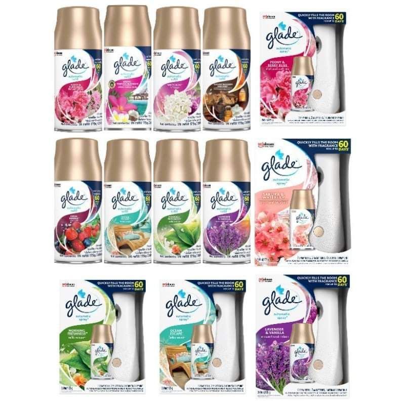 Máy Xịt Phòng Tự Động GLADE 3in1 (có thể chọn mùi hương)