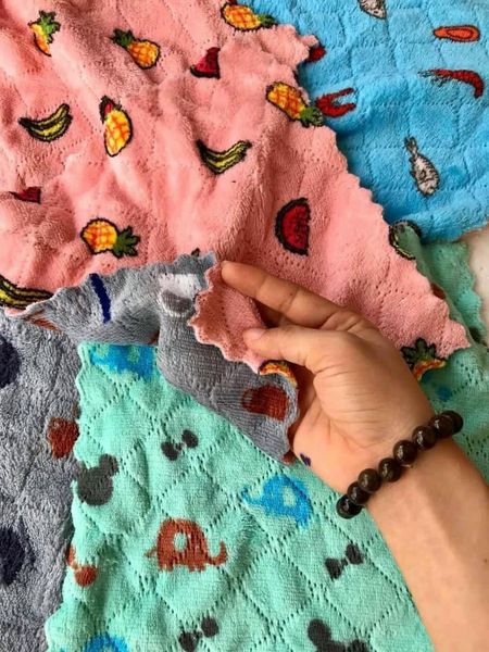 Khăn lau bếp đa năng 2 mặt siêu thấm nước
