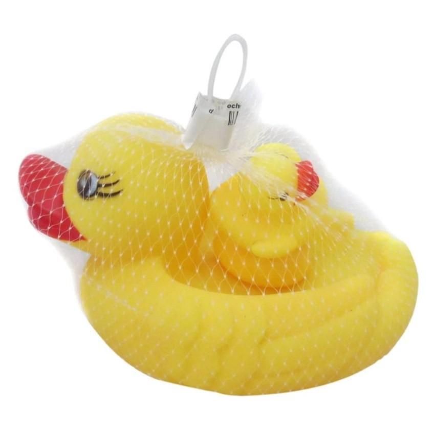 Đàn Vịt Thả Bồn Tắm 1 mẹ 3 con Có Còi Phát Nhạc
