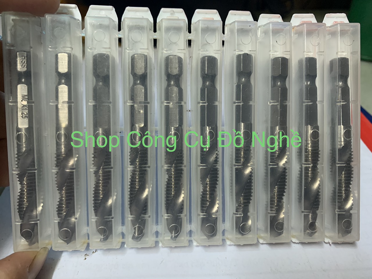 mũi khoan taro tạo ren lẻ (M6X1) (M8X1.25) (M10X1.5)