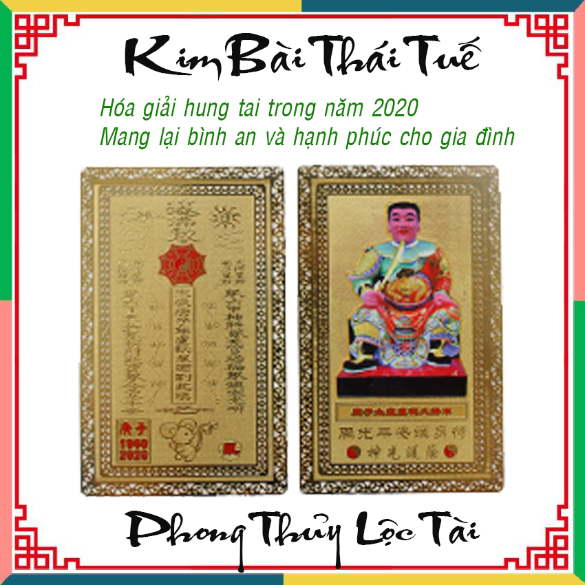 [Chỉ Hôm Nay]Kim Bài Thái Tuế 2020 Giải Vận Hạn[TẶNG NGAY]Phù Thái Tuế 2020