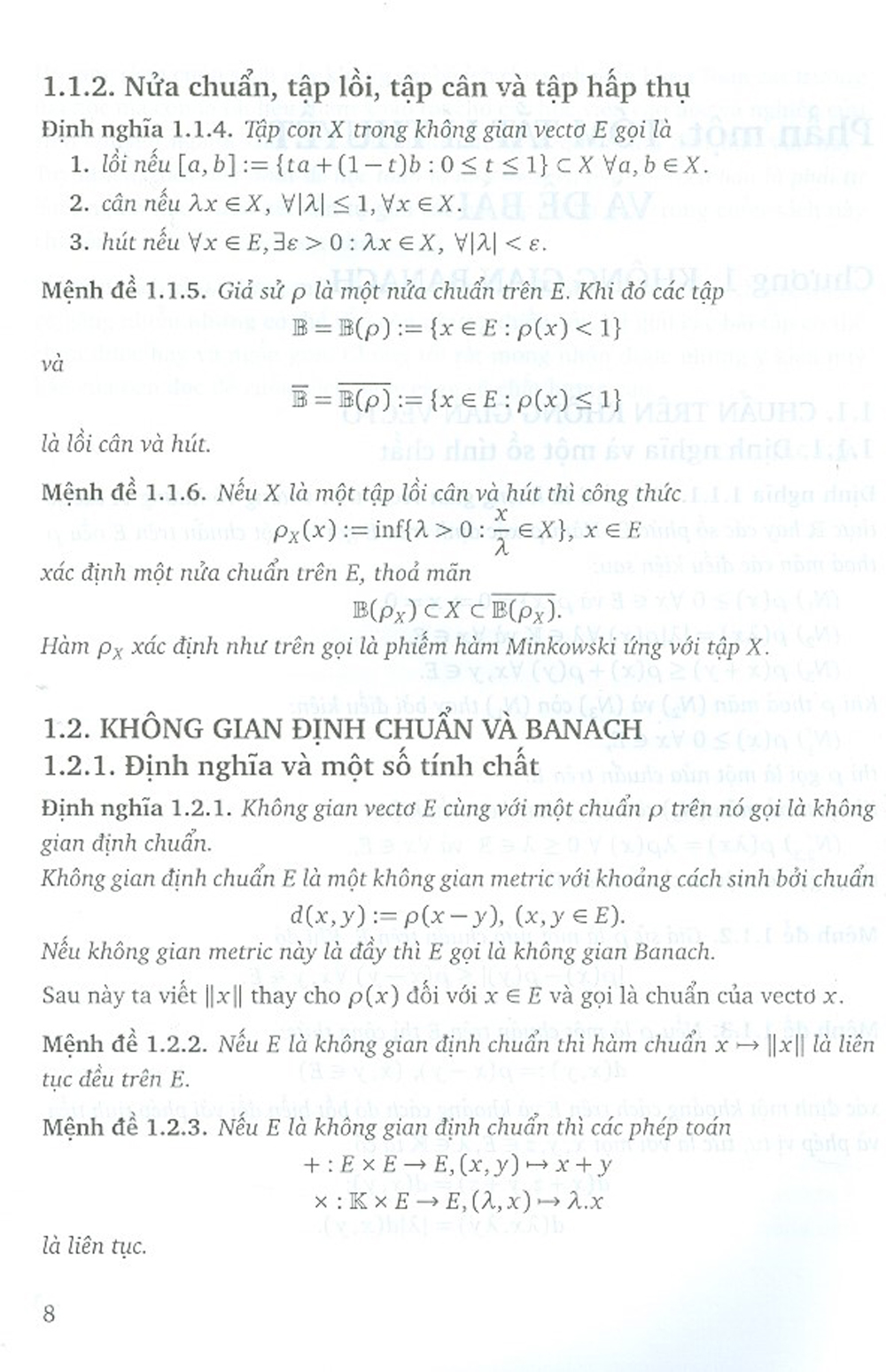 Bài Tập Giải Tích Hàm