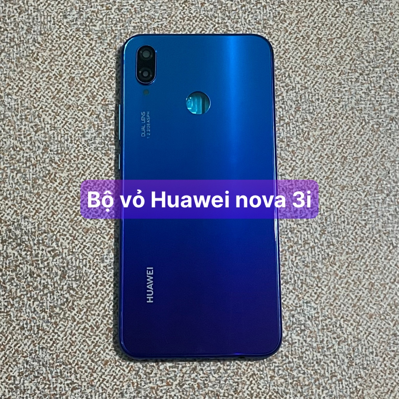 bộ vỏ xương huawei Nova 3i (zin) kèm khay sim và kính camera